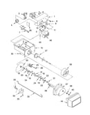 Motor and ice container