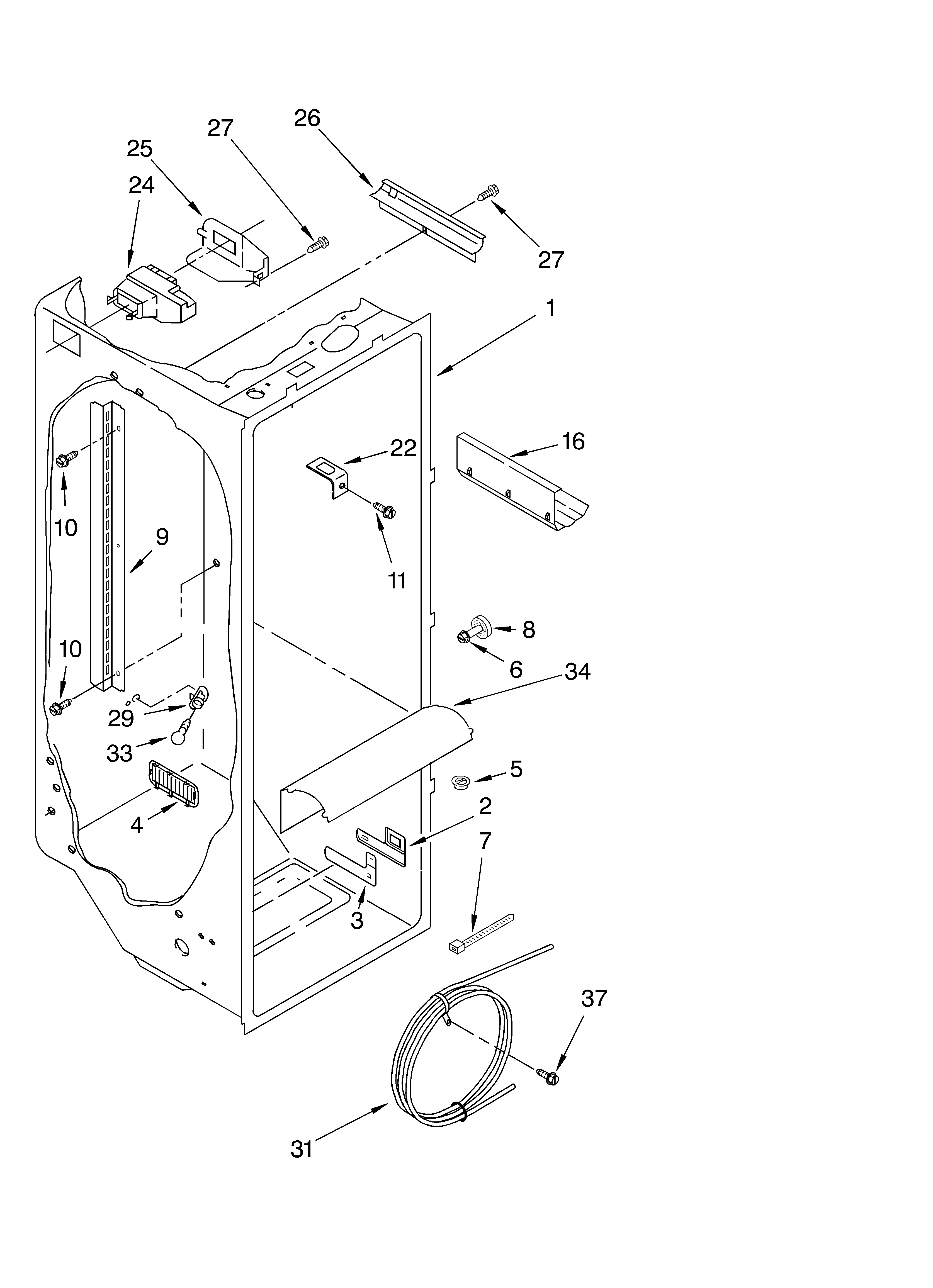 Refrigerator liner