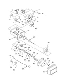 Motor and ice container