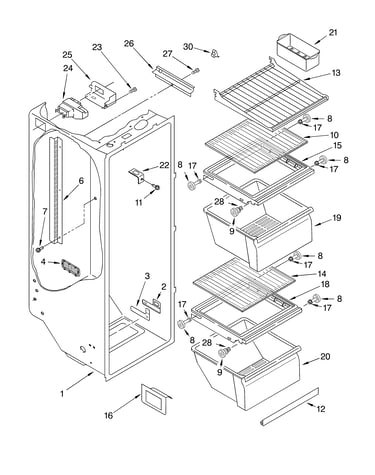 Refrigerator liner