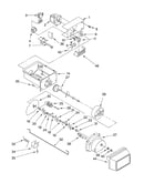 Motor and ice container