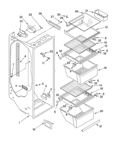 Refrigerator liner