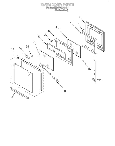 Oven door