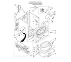 Whirlpool LGR5600JT1 cabinet diagram