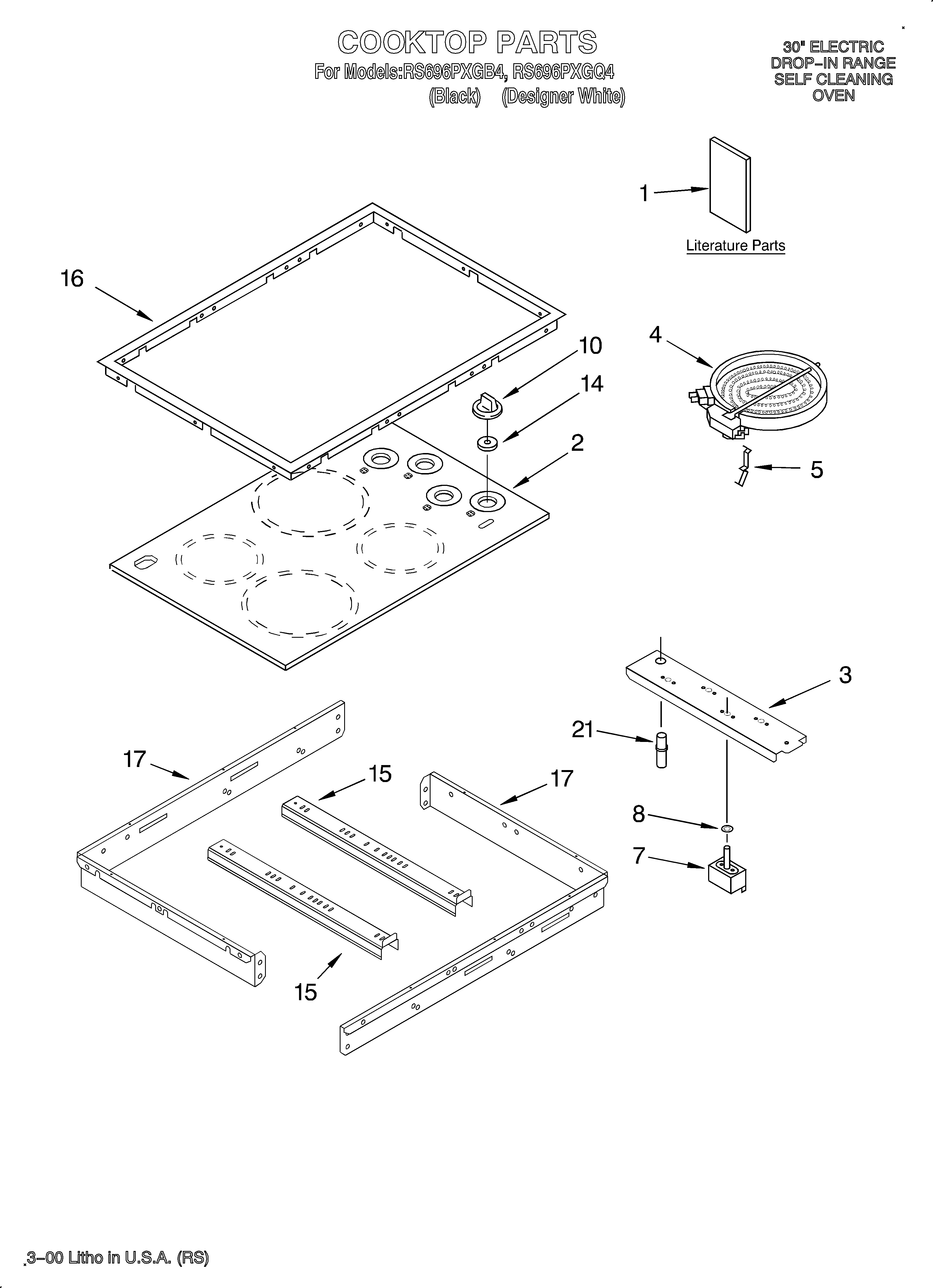 Cooktop/literature