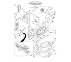 Whirlpool LGR7646JQ1 cabinet diagram