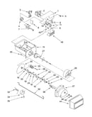 Motor and ice container parts