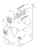 Icemaker parts, parts not illustrated