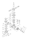 Pump and spray arm parts