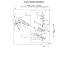 Kirkland 7MSGDX600LQ0 8318272 burner assembly diagram