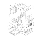 Whirlpool ACE124XK2 air flow and control parts diagram
