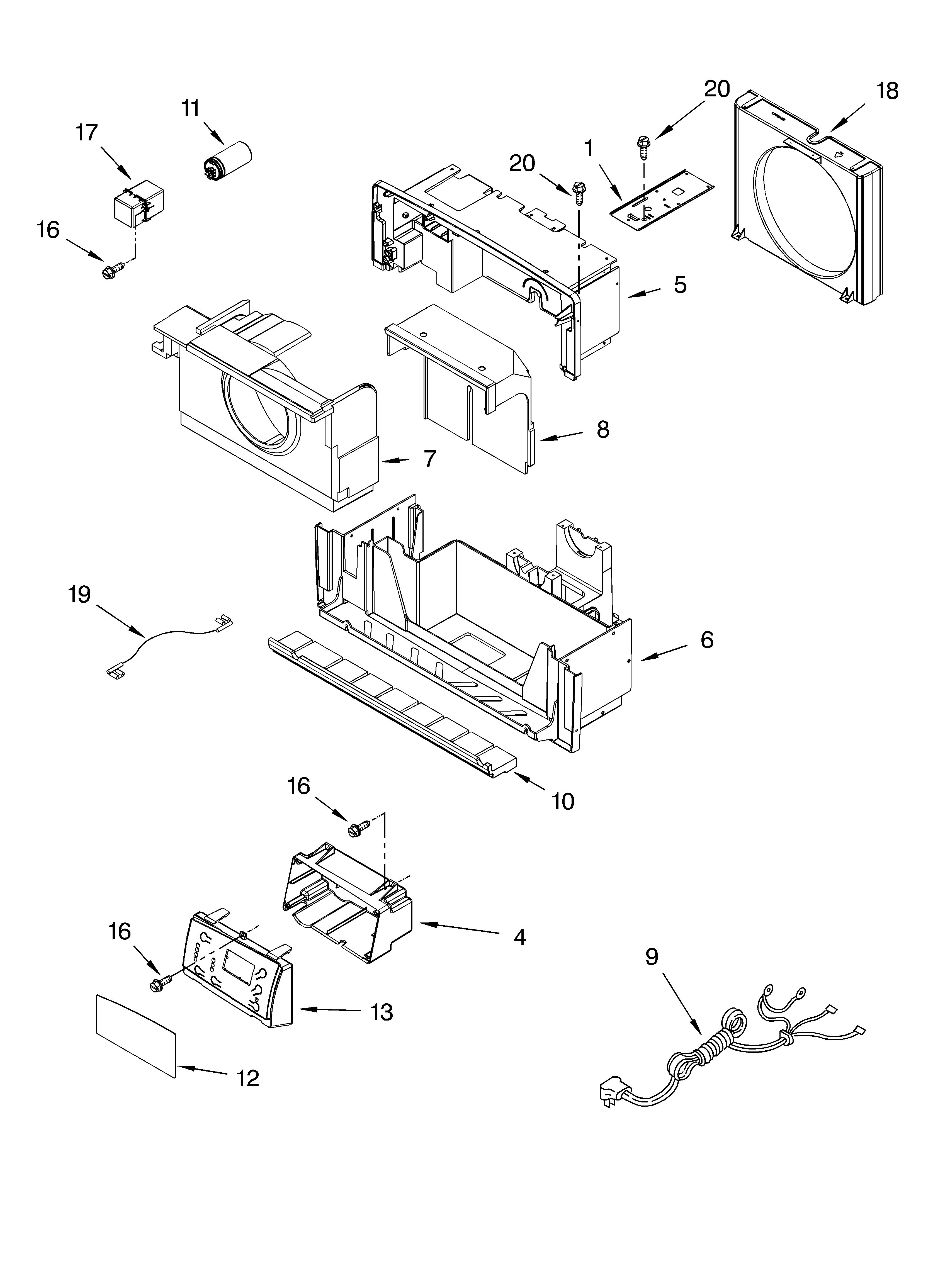 Air flow and control parts