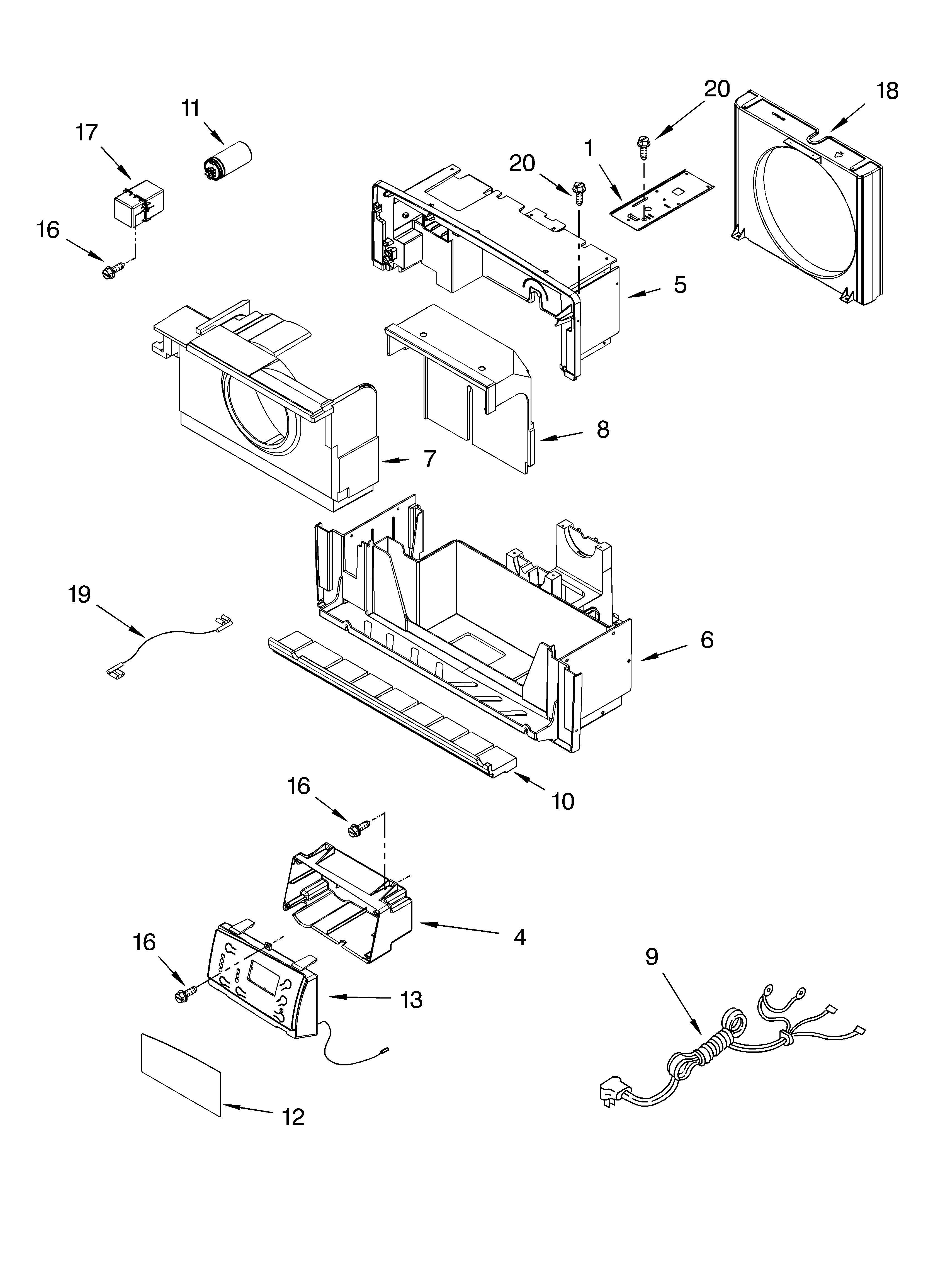 Air flow and control parts