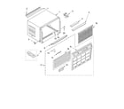 Whirlpool ACQ244XL1 cabinet parts diagram