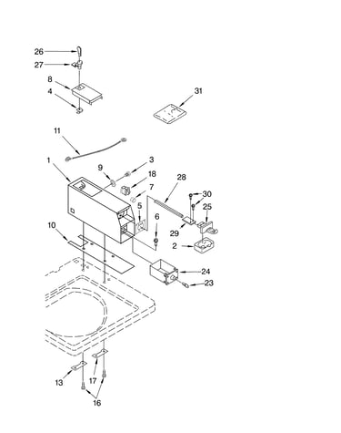 Meter case parts