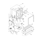 Whirlpool DUL200PKB1 tub assembly parts diagram