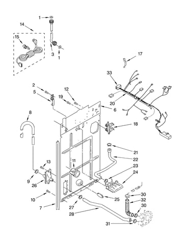 Rear panel parts
