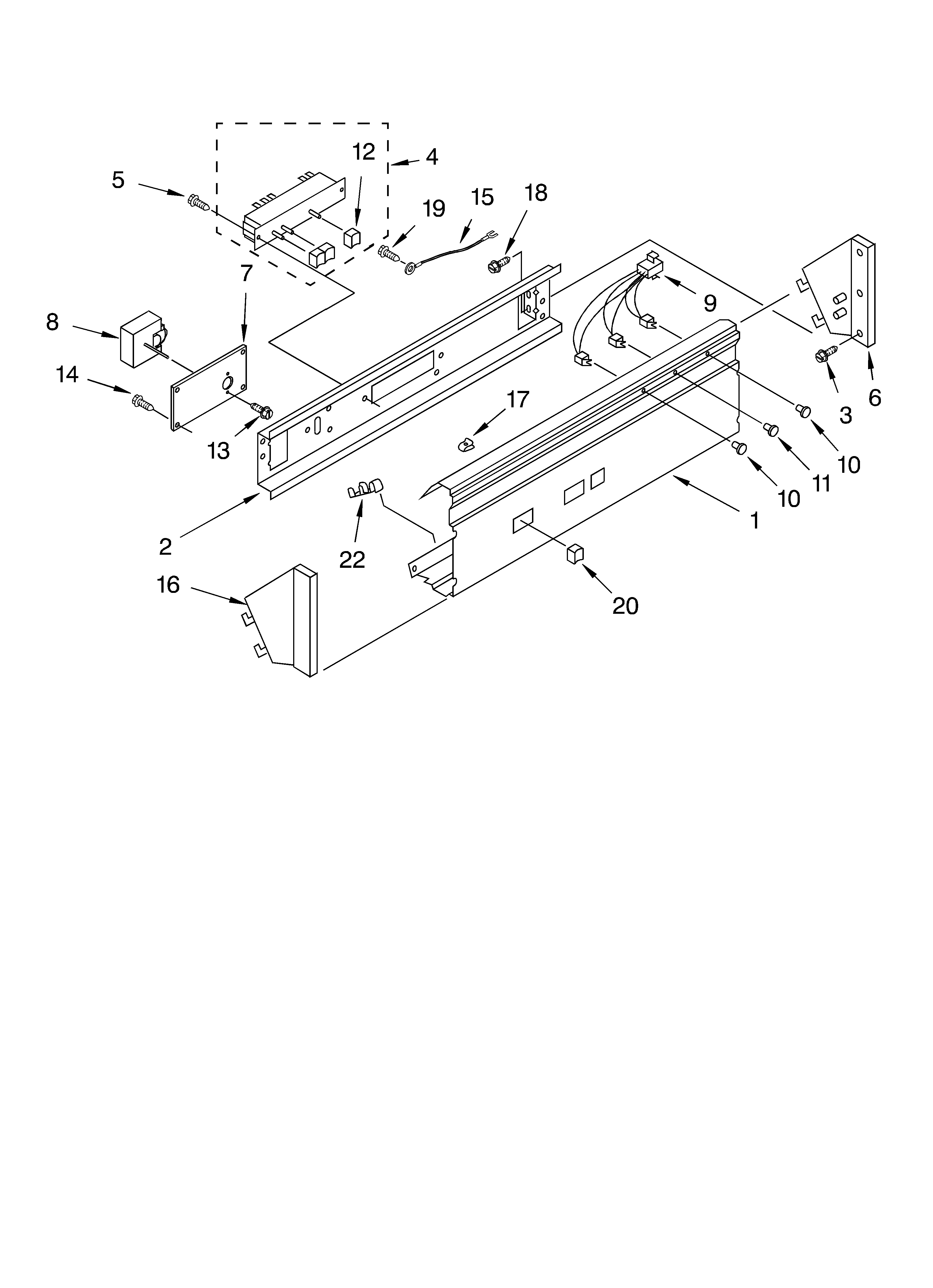 Control panel parts