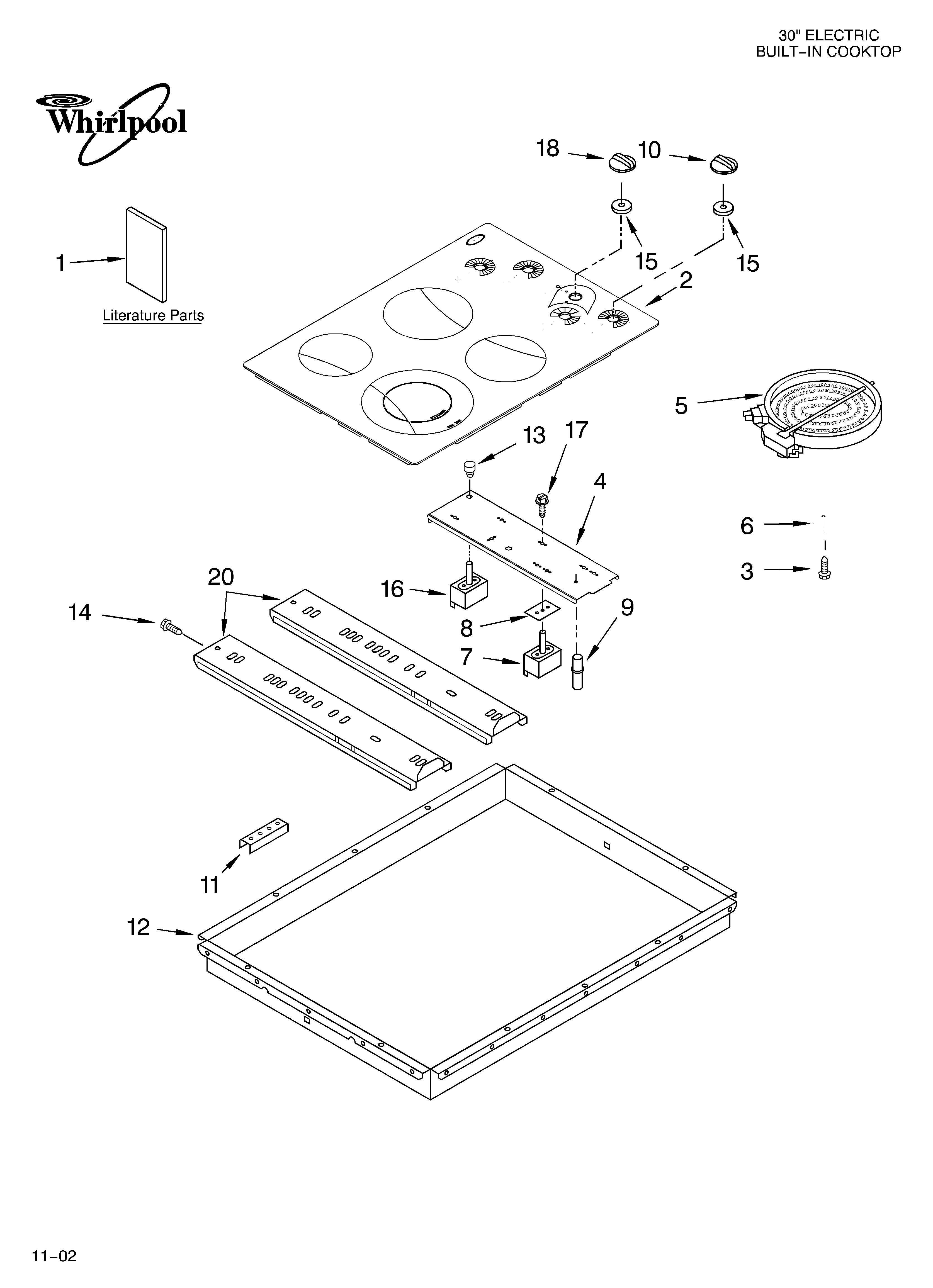 Cooktop parts