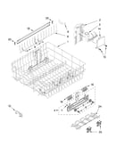 Upper rack and track parts