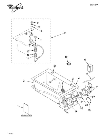 Jetted sink parts