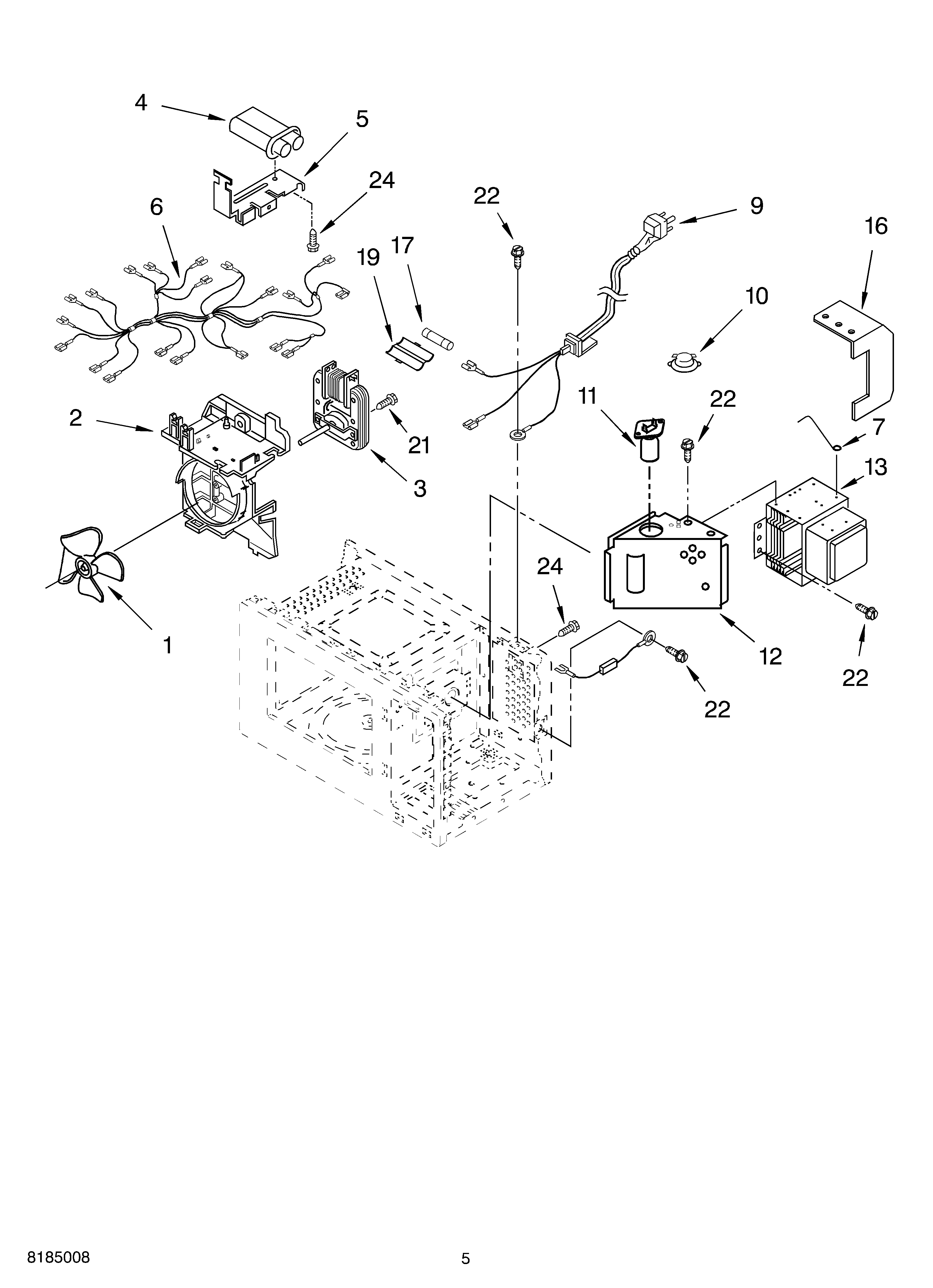 Oven interior parts
