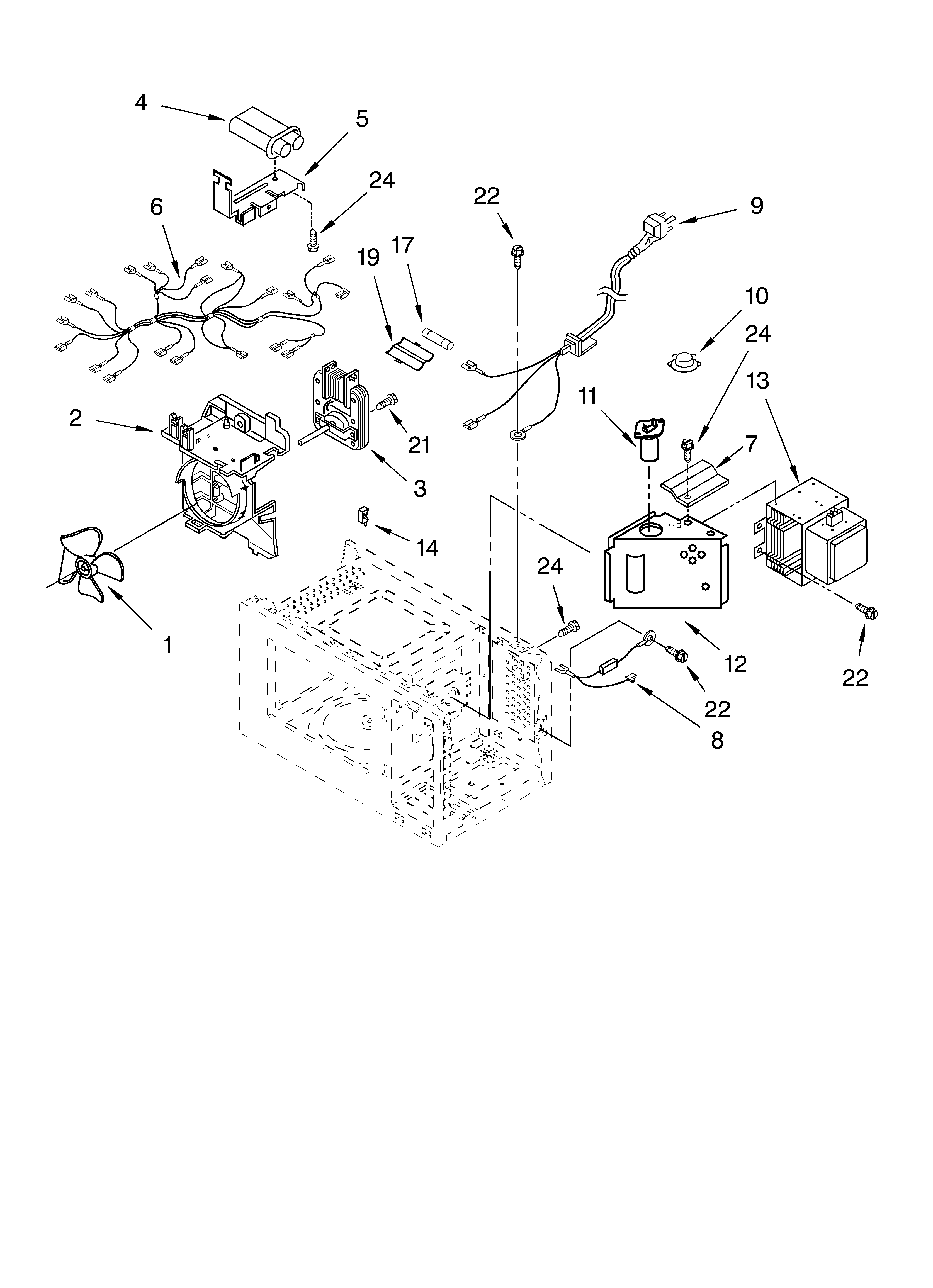 Oven interior parts
