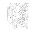 Whirlpool 3XES0FHGKS02 refrigerator liner parts diagram