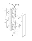 Freezer door parts