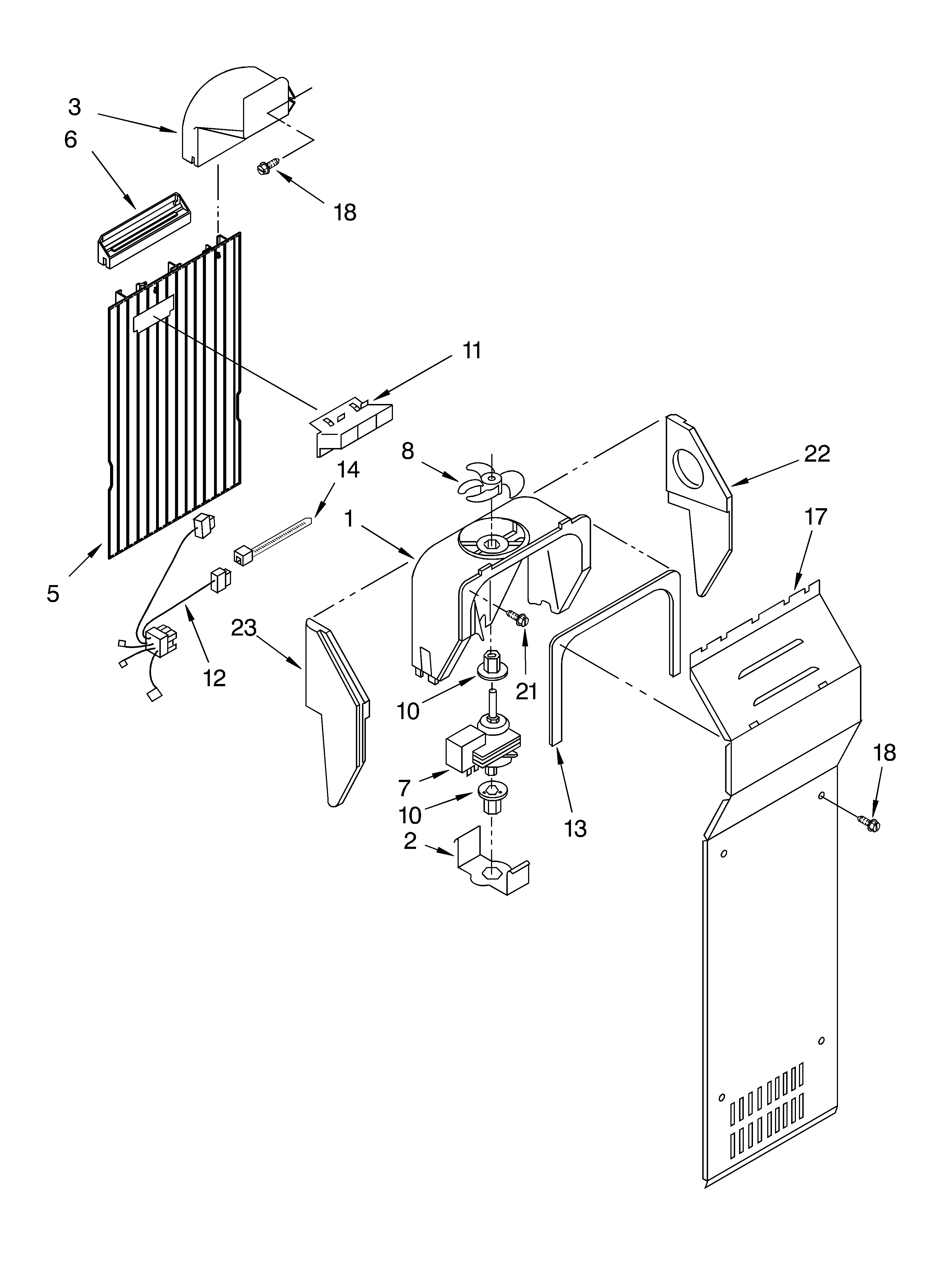 Air flow parts