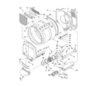 Whirlpool 3XLEC8647KQ1 bulkhead parts diagram