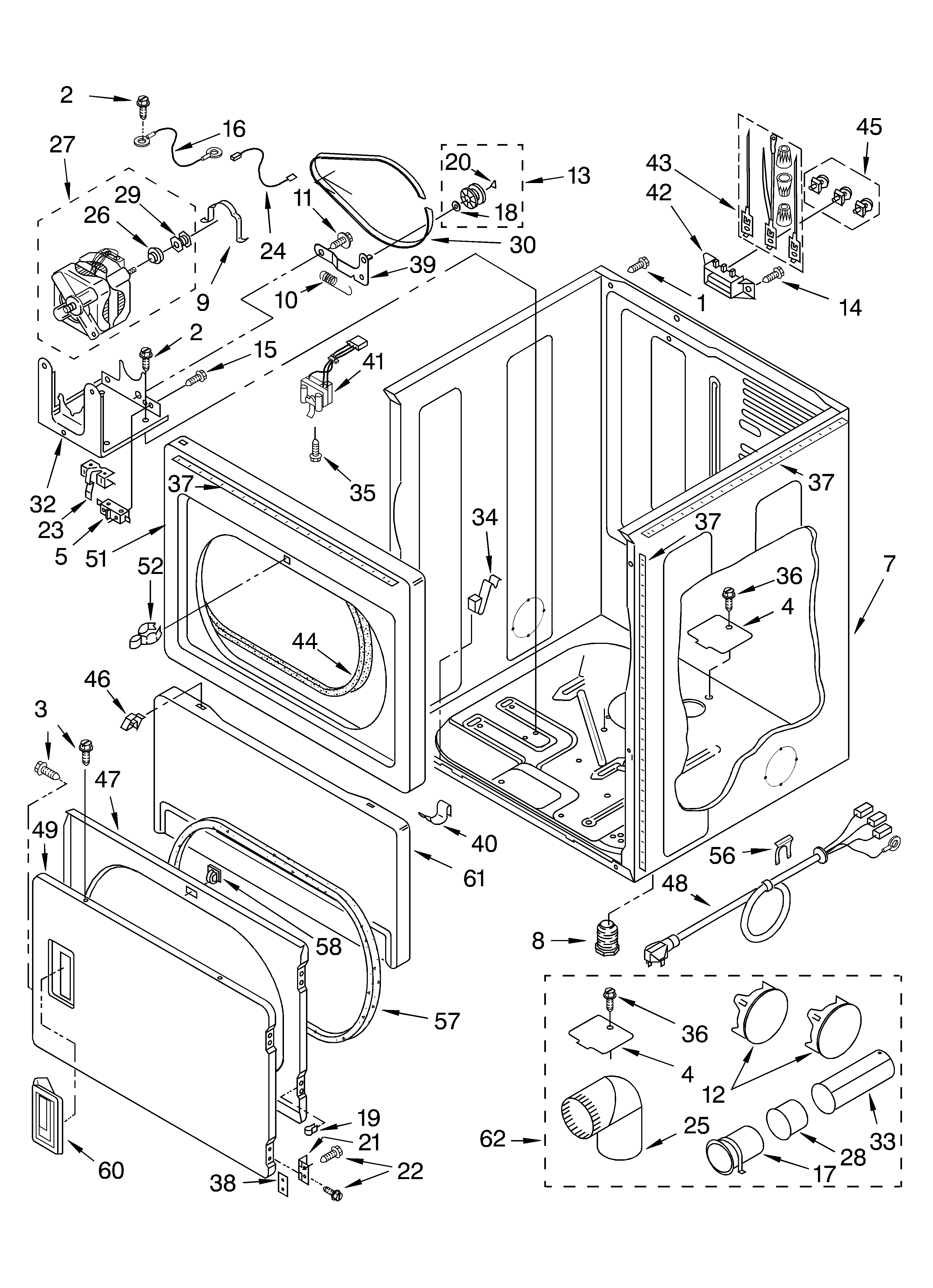 Cabinet parts