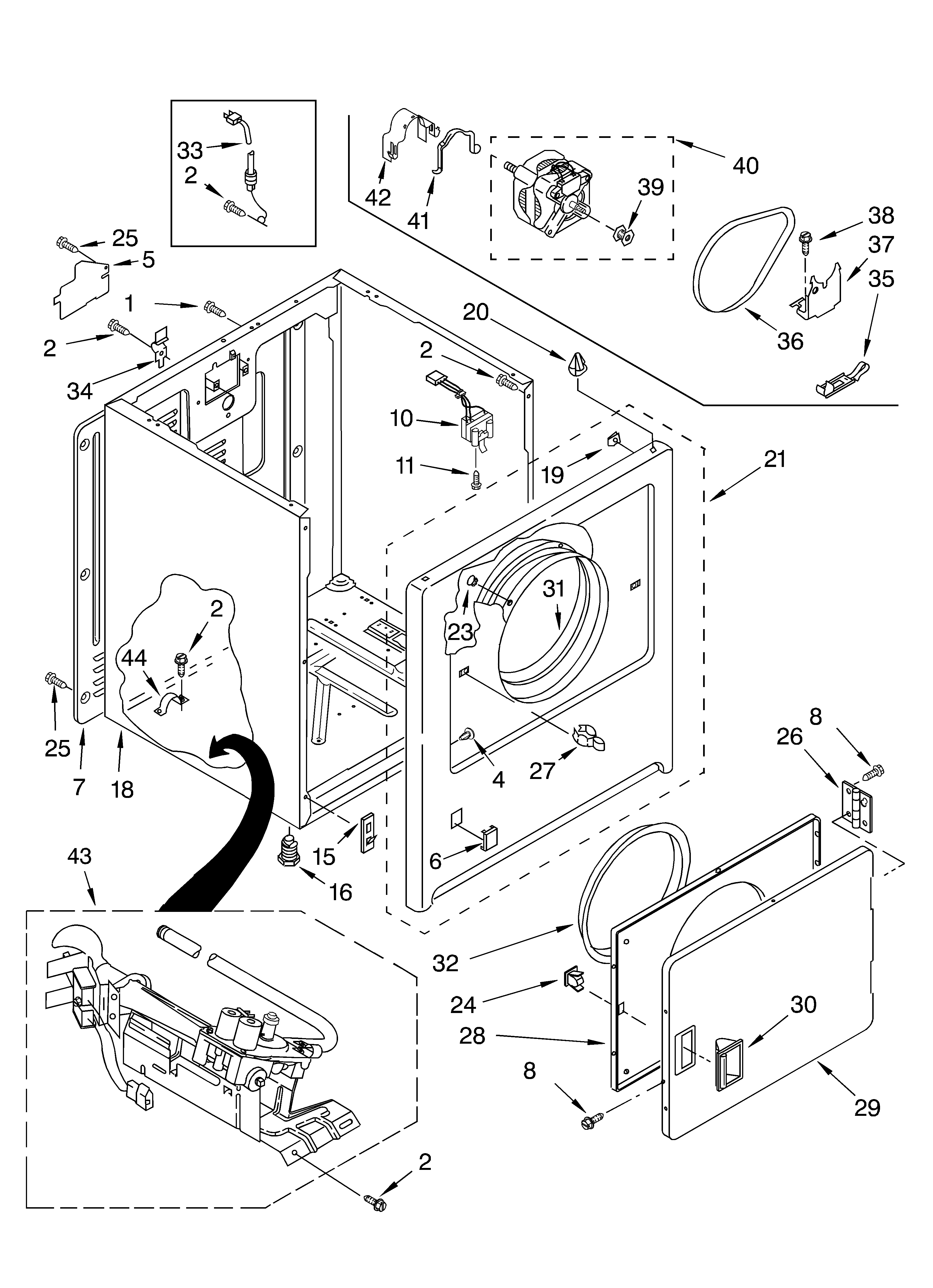 Cabinet parts