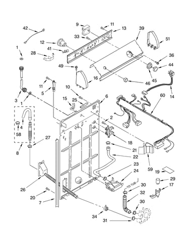 Controls and rear panel parts
