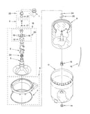 Agitator, basket and tub parts