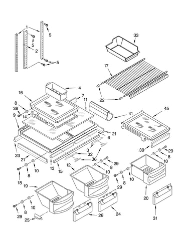 Shelf parts