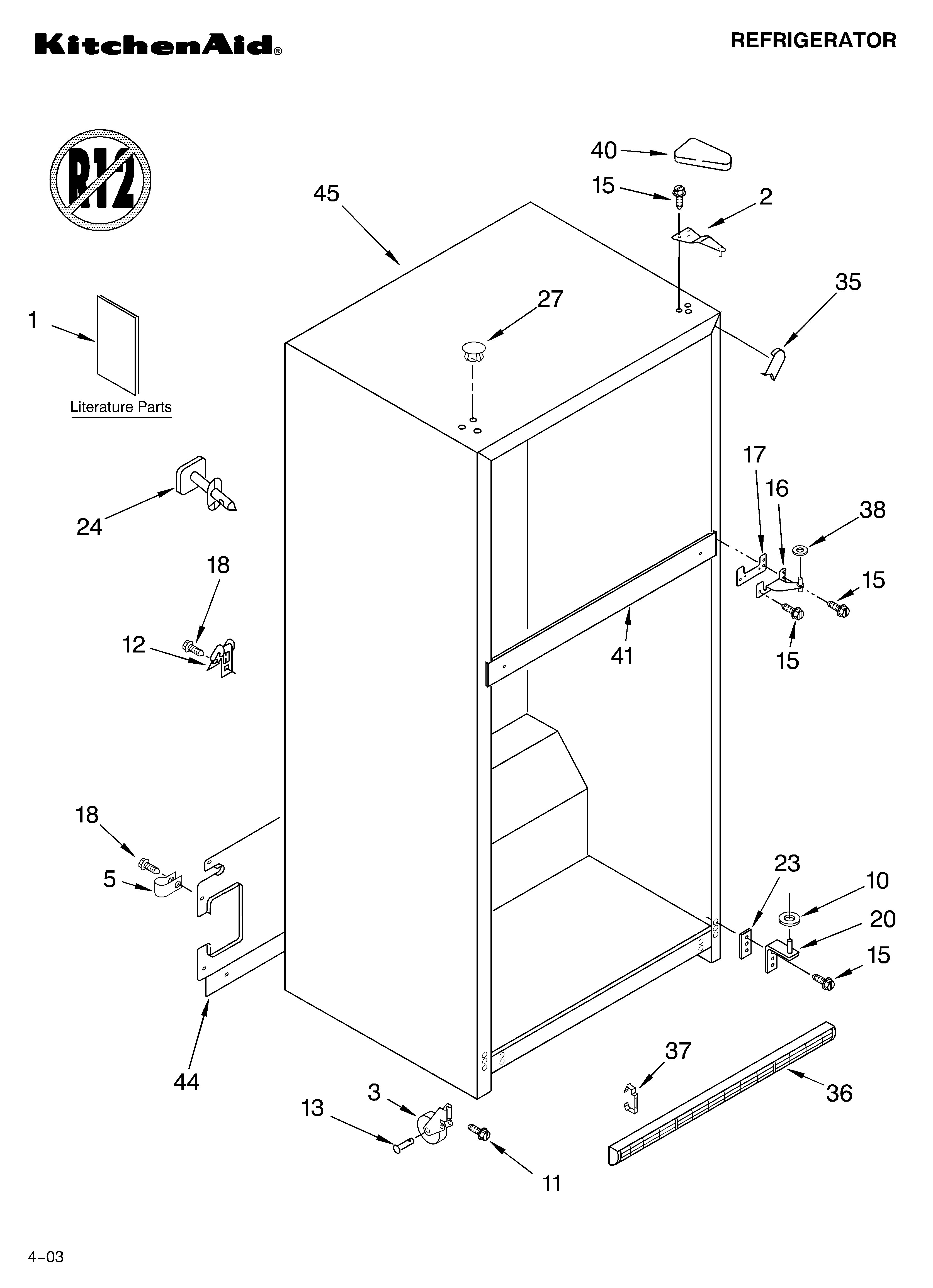Cabinet parts
