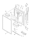 Refrigerator door parts