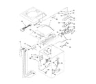 Whirlpool LCR7244HQ2 controls and rear panel parts diagram