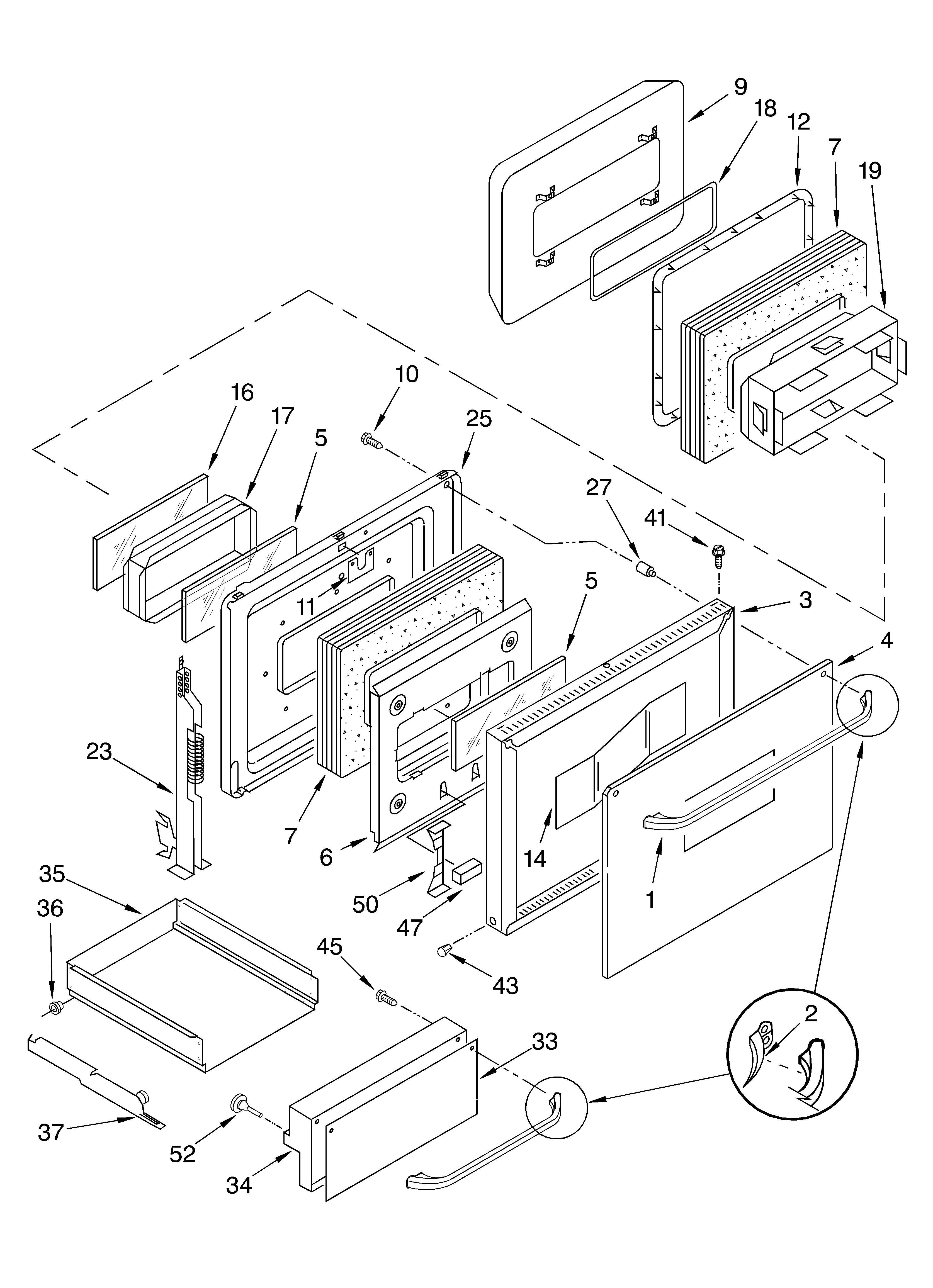 Door and drawer parts
