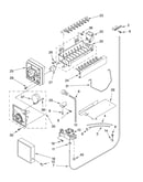 Icemaker parts, parts not illustrated