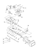 Motor and ice container parts