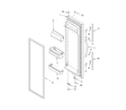 Whirlpool ED2GHGXMB00 refrigerator door parts diagram