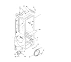 Whirlpool ED2PHEXMQ00 refrigerator liner parts diagram