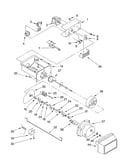 Motor and ice container parts