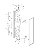 Freezer door parts
