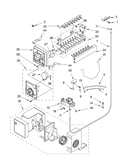 Icemaker parts, parts not illustrated
