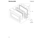 KitchenAid KCMS185JBL2 door parts diagram