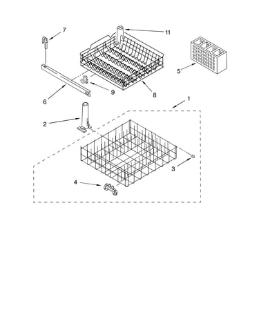 Dishrack parts