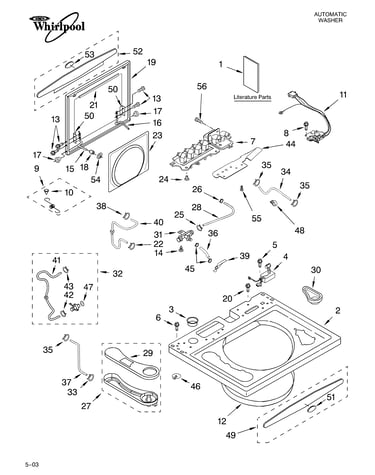 Top and lid parts
